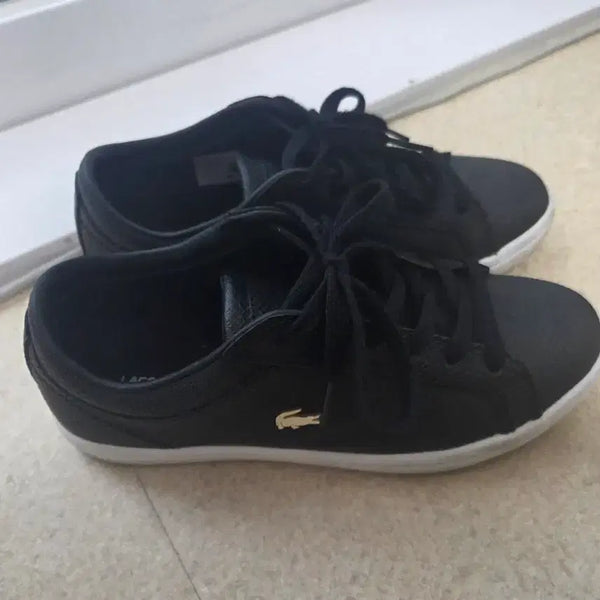 [BUNJANG] Lacoste Black Sneakers / 라코스테 스니커즈 블랙