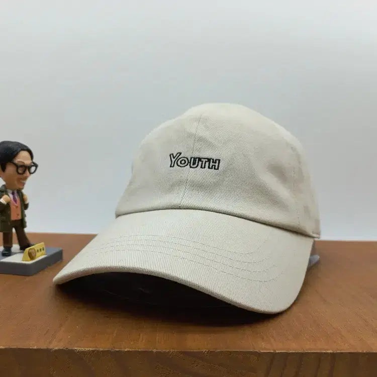 [BUNJANG] Andersson Bell Youth Logo Cotton Baseball Cap Ivory / 앤더슨 벨 볼캡 모자 ANDERSSON BELL YOUTH 아이보리