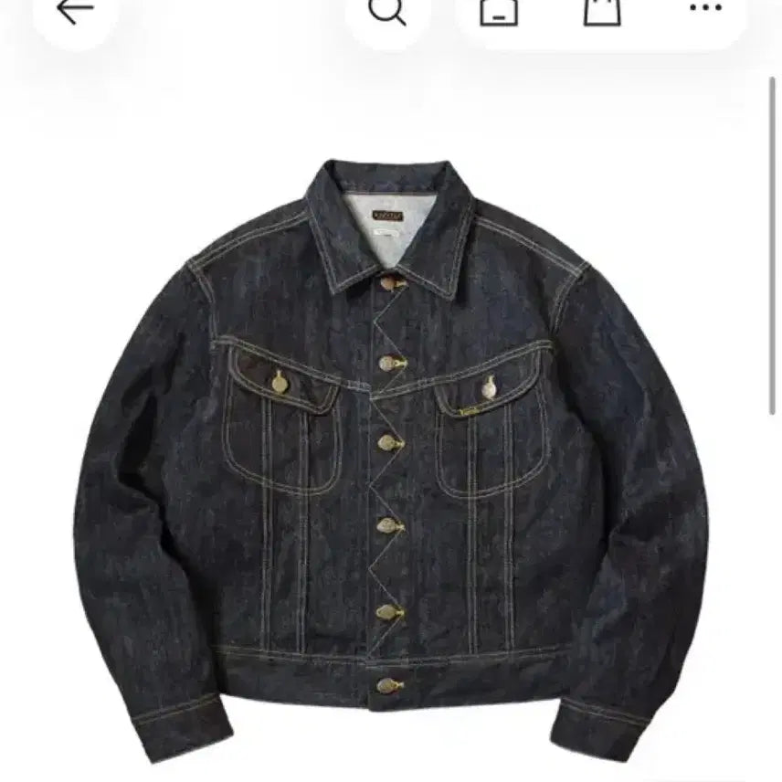 [BUNJANG] Kapital Westerner 14oz Jacket Size 42 / 캐피탈 웨스터너 14oz 레귤러 42