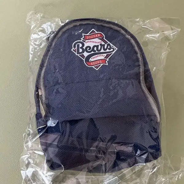 [BUNJANG] Doosan Bears Mini Backpack Keyring (Away) / 미개봉) 두산 베어스 미니 가방 키링 원정