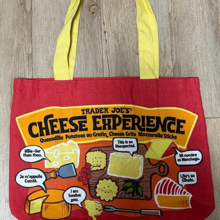 [BUNJANG] Trader Joe's Limited Edition Cheese Eco Bag / 트레이더조 에코백 한정판 치즈 에코백 새상품