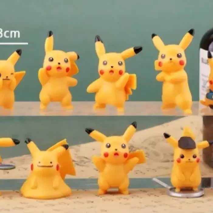 [BUNJANG] Detective Pikachu Figure 10-Piece Set / 명탐정 피카츄 피규어 10종 세트로 일괄 판매합니다.