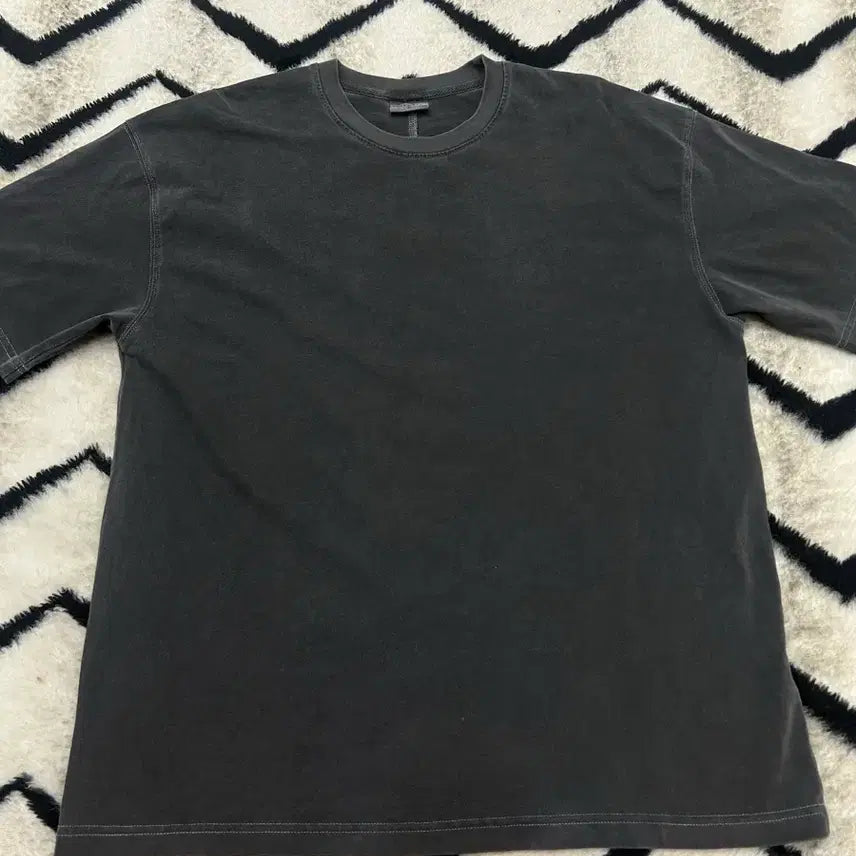 [BUNJANG] Sovereign 460g Heavy Pigment Half Sleeve T-Shirt Charcoal (XL) / [실측XL]소버먼트 460g 헤비 피그먼트 반팔/챠콜