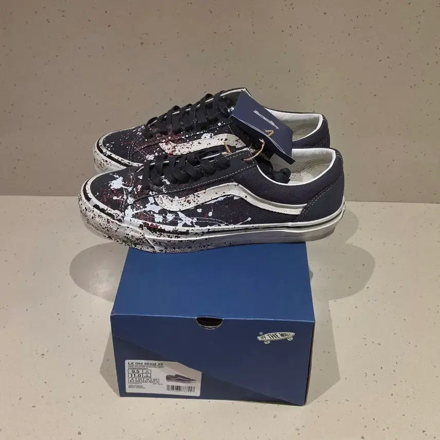 [BUNJANG] Vans Premium Old Skool 36 Paint Splatter Charcoal Grey / [275]반스 프리미엄 올드스쿨 36 페인트 스플래터 차콜 그레이