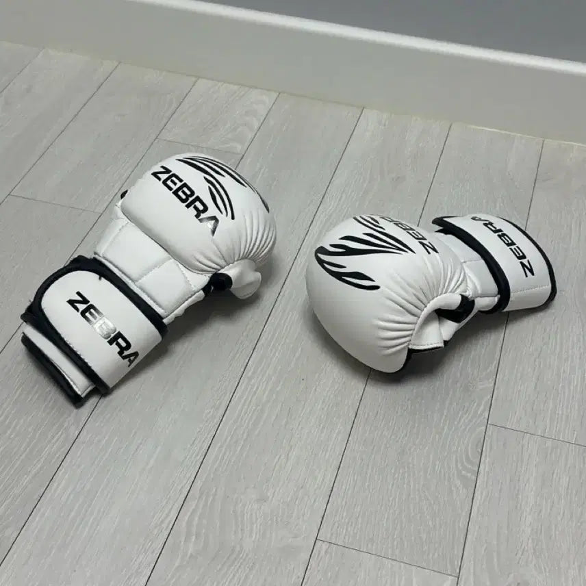 [BUNJANG] Zebra Boxing Gloves White S / 제브라 복싱 글러브 화이트
