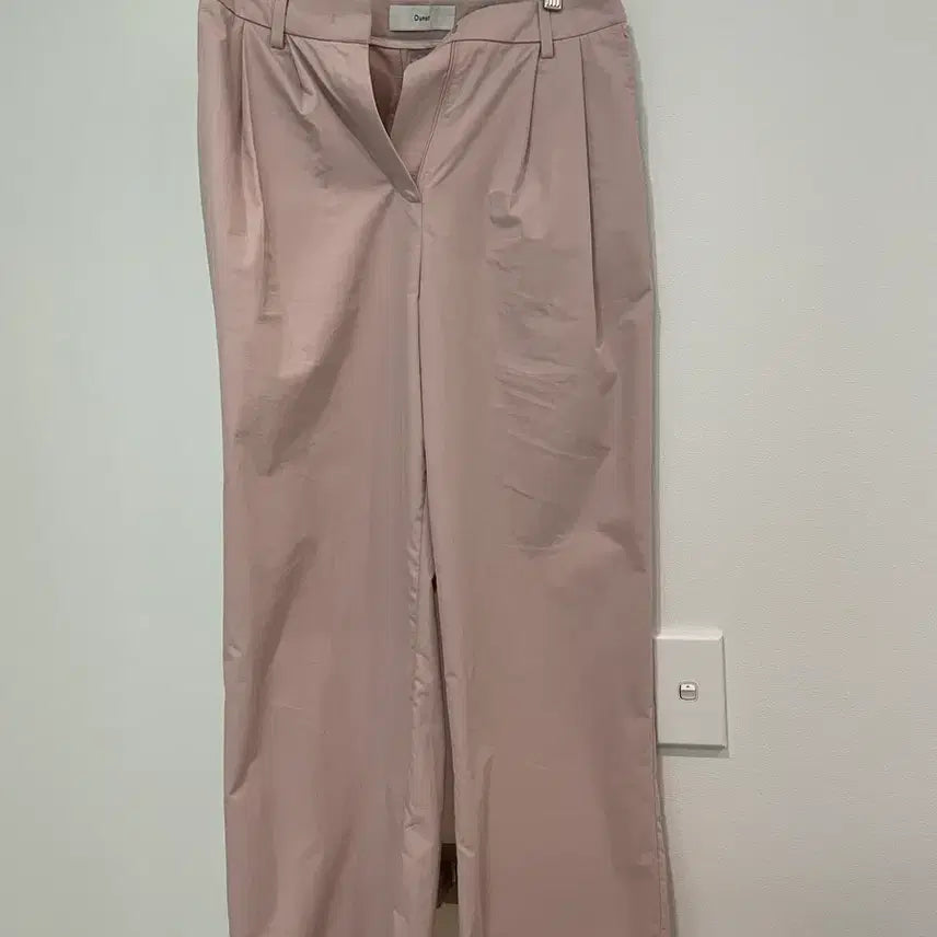 [BUNJANG] Dunst Cotton Pants Light Pink / 던스트 면바지 연핑크