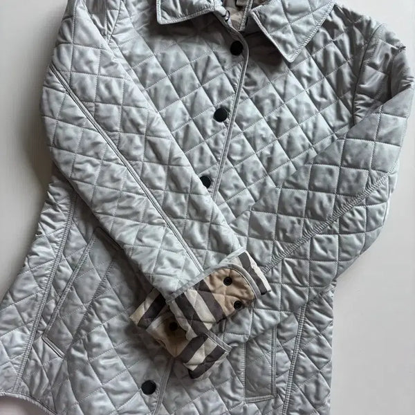 [BUNJANG] Burberry London Quilted Jacket XS / 버버리 런던 퀼팅자켓 XS 정품 (하자감안)