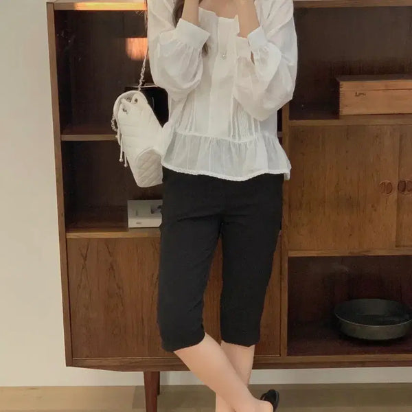 [BUNJANG] Miel Owen Lace Blouse / 미엘 오웬 블라우스