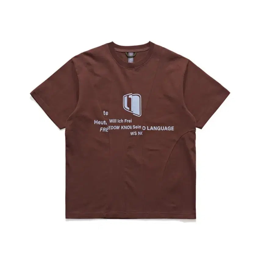 [BUNJANG] Unaffected Wiggle Cut T-Shirt Pecan / 언어펙티드 WIGGLE CUT T-SHIRT / PECAN