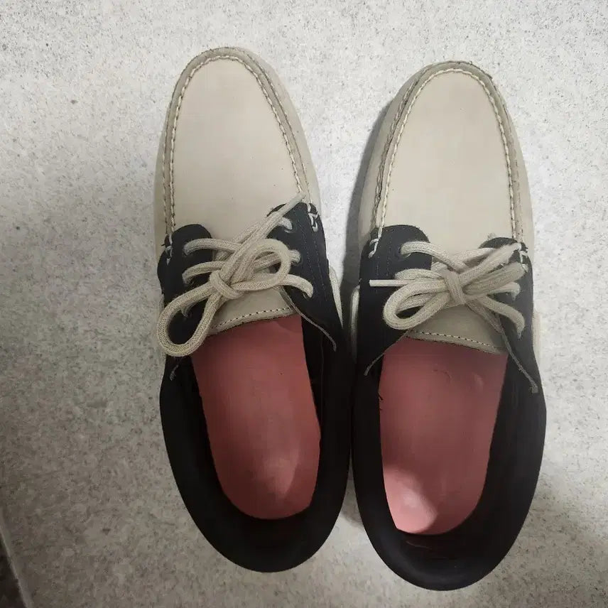 [BUNJANG] Timberland 3-Eye Beige Boat Shoes / 팀버랜드 3아이 베이지 보트슈즈 255