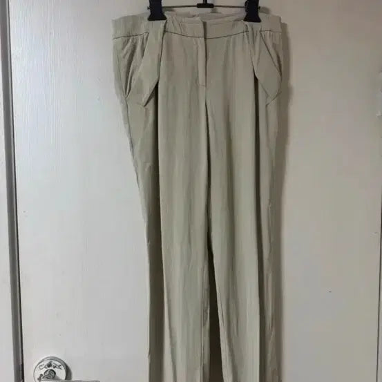 [BUNJANG] Mine Beige Wide Pants / 한섬 마인 베이지색 와이드 팬츠