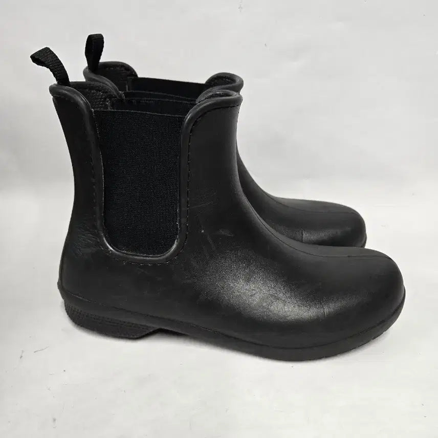 [BUNJANG] Crocs Chelsea Rain Boots Black W7 / 크록스 첼시 레인부츠 블랙 W7