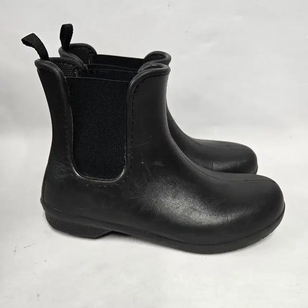 [BUNJANG] Crocs Chelsea Rain Boots Black W7 / 크록스 첼시 레인부츠 블랙 W7
