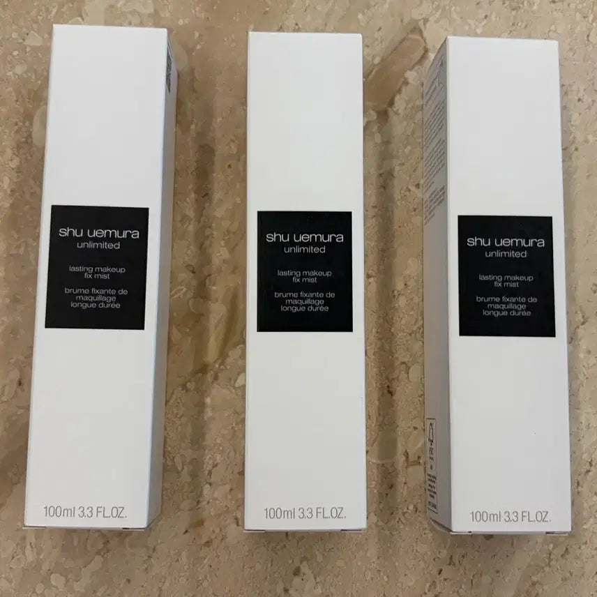 [BUNJANG] Shu Uemura Unlimited Fix Mist 3-Piece Set (100ml each) / 슈에무라 언리미티드 픽스 미스트 100ml 3개