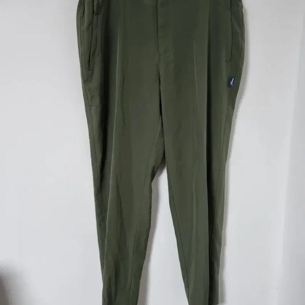 [BUNJANG] Olive Cotton Pants (Size 32) / [Brand Unclear] 올리브색 면바지32