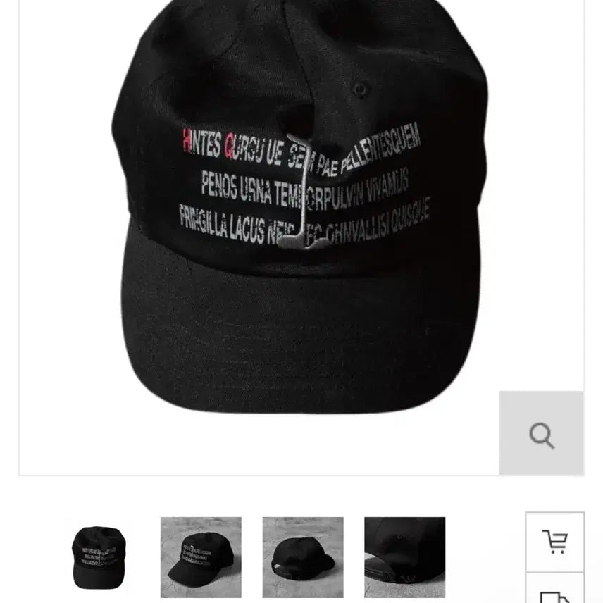 [BUNJANG] WOODZ Cho Seung Youn Archive 1 MD Cap Hat / 우즈 조승연 woodz 아카이브원 엠디 캡 모자