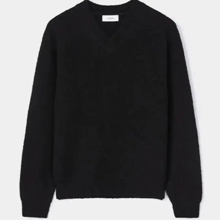 [BUNJANG] Le-mad Wool Oversized V-Neck Knit - Black / (3) 르마드 울 오버핏 V넥 니트 - 블랙