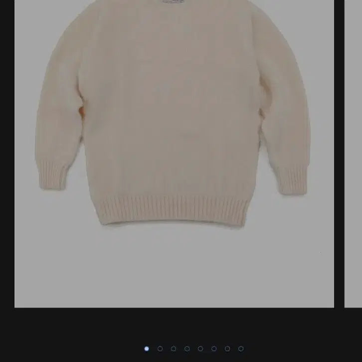 [BUNJANG] Shetlander Shaggy Dog Knit Cream / 셔틀랜더 쉐기독 니트 44