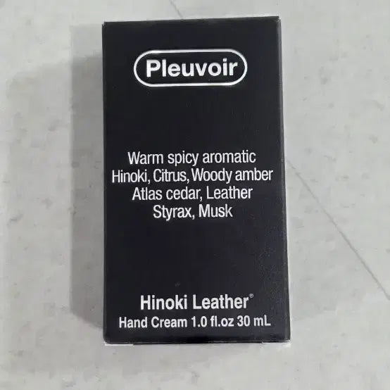 [BUNJANG] Flouveau Hinoki Leather Hand Cream / 플루브아 핸드크림 히노끼 레더