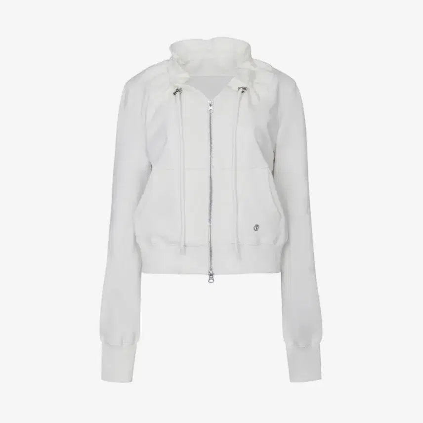 [BUNJANG] Pain Or Pleasure BLOOM ZIP-UP JACKET White / 페인오어플레져 BLOOM ZIP-UP JACKET white