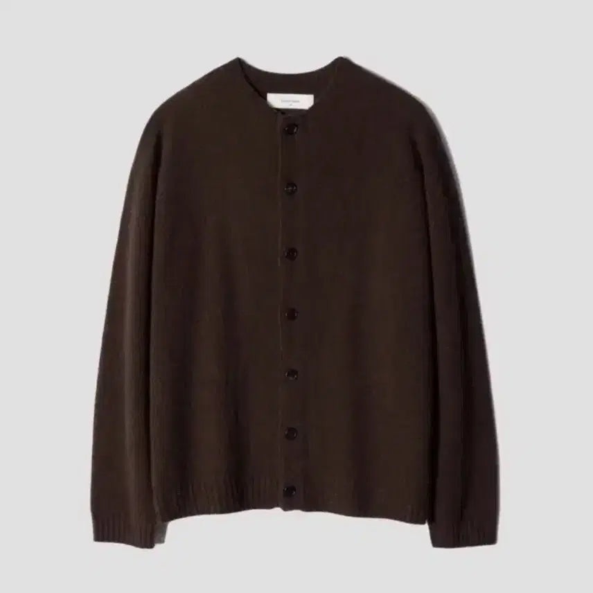 [BUNJANG] Firstfloor Baby Alpaca Whole Garment Cardigan Cocoa Size 46 / (46) 퍼스트플로어 베이비 알파카 홀가먼트 카디건 (코코아)