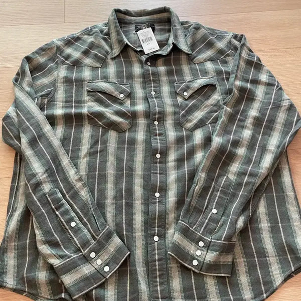 [BUNJANG] RRL Plaid Western Shirt XXL / 더블알엘 플레드 웨스턴셔츠 XXL