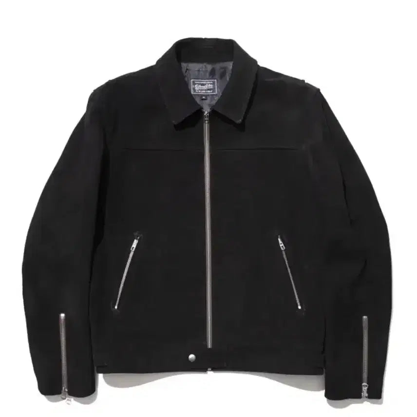 [BUNJANG] Dimskin Thompson Cow Split Suede Jacket Black L / (L) 딤스킨 카우스웨이드 자켓 블랙