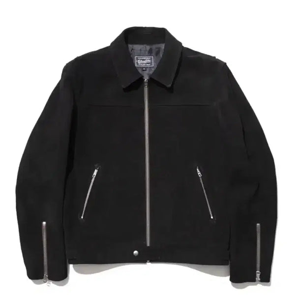 [BUNJANG] Dimskin Thompson Cow Split Suede Jacket Black L / (L) 딤스킨 카우스웨이드 자켓 블랙