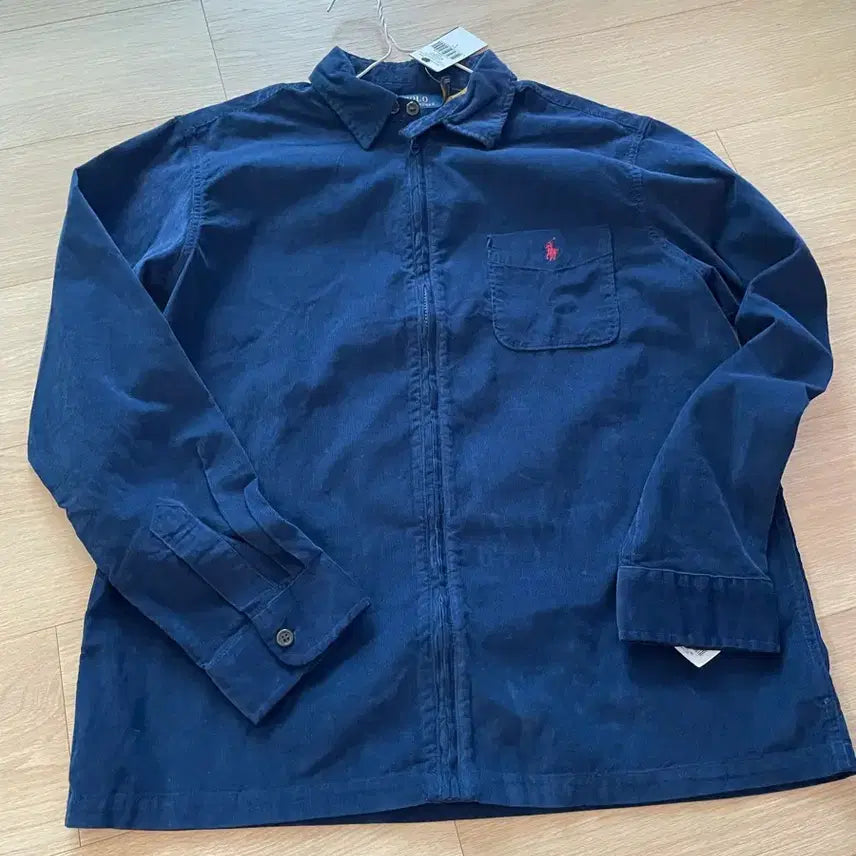 [BUNJANG] Polo Ralph Lauren Corduroy Zip-Up Jacket Navy L / 폴로 코듀로이 집업 자켓 L