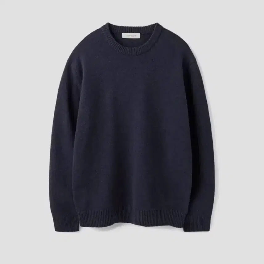 [BUNJANG] Union Blue Friday Merino Wool Knit Navy L / (L) 유니온블루 프라이데이 메리노울 니트 네이비