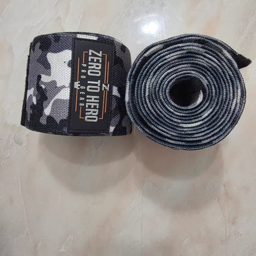 [BUNJANG] Zero to Hero Fitness Camo Knee Support / 제로투히어로 헬스 무릎보호대 카모