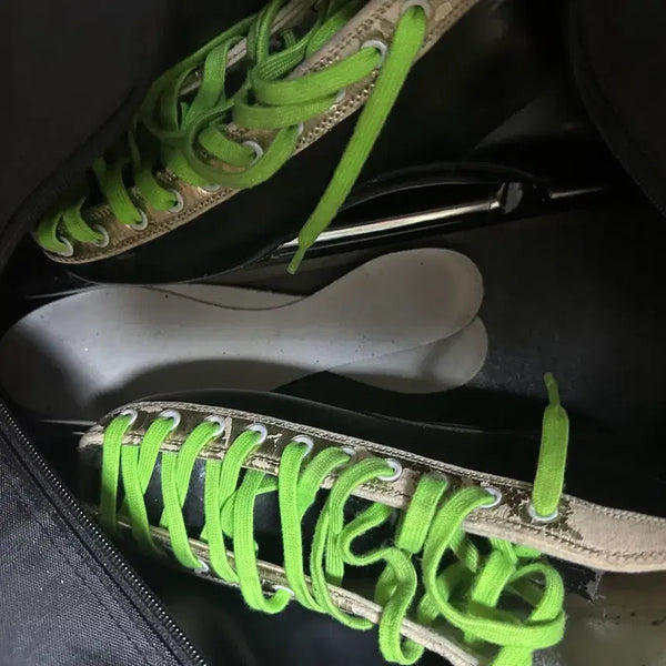 [BUNJANG] KSS Speed Skates Black/Gold Size 255 / KSS 스피드 스케이트화 블랙/골드 255
