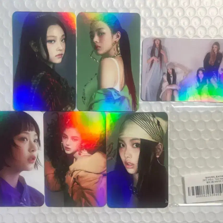[BUNJANG] NewJeans Aladdin Lucky Draw Hologram Photocard 6-Piece Set / 뉴진스 알라딘 특전 홀로그램 포토카드 6장세트