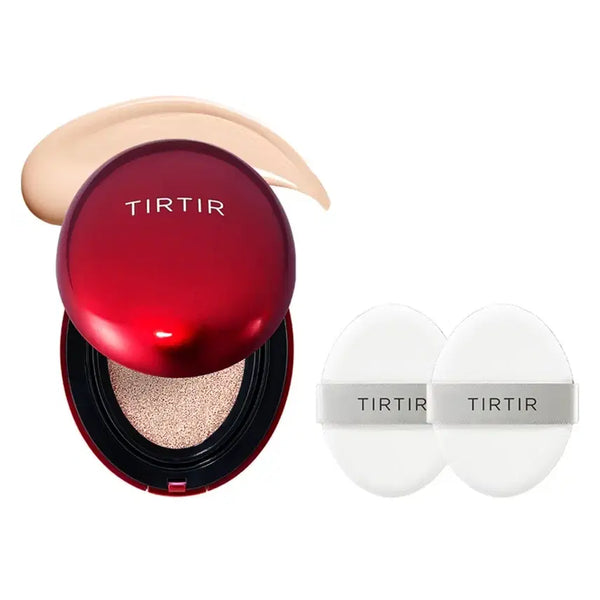 [BUNJANG] Tirtir Mask Fit Red Cushion 18g Set with 2 Puffs / [미개봉/새상품] 티르티르 마스크 핏 레드 쿠션 18g +퍼프 2p 세트