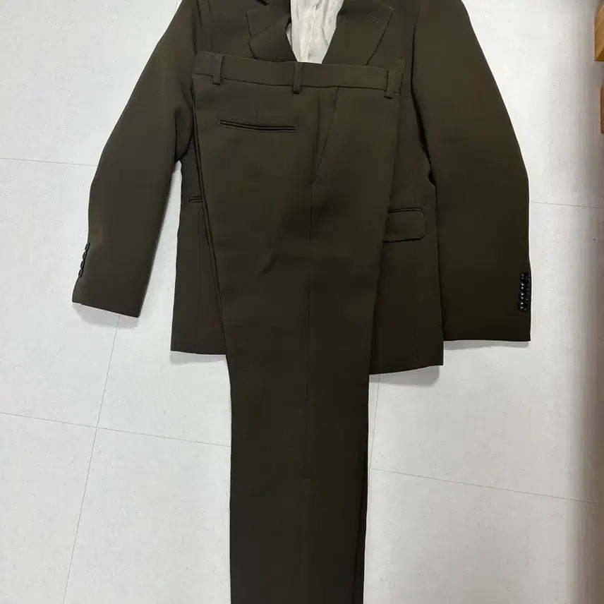 [BUNJANG] Heidimode Olive Green Suit Set / 올리브 그린 정장 세트, HEIDIMODE 정장 세트 (50(32) 카키