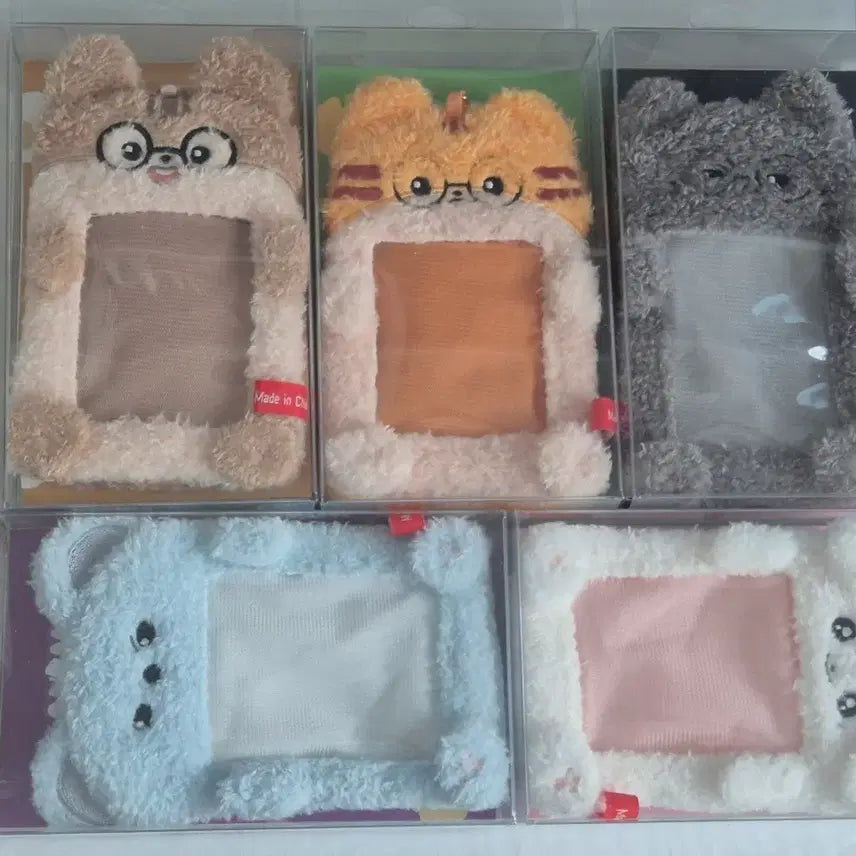 [BUNJANG] T1 Doran, Oner, Faker, Zeus, Keria Animal Friends Photocard Holder Set / 티원 도란 오너 페이커 페이즈 케리아 애니멀프렌즈 포카홀더 양도판매