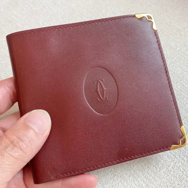 [BUNJANG] Cartier Must 3-Pocket Bifold Wallet / 까르띠에 머스트 3포켓 레어 반지갑
