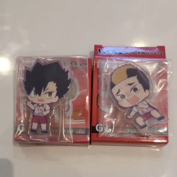 [BUNJANG] Haikyuu!! Nekoma FURYUJI G Prize Mini Acrylic Stands - Kuroo & Taketora Bundle Set / 일괄)하이큐 네코마 후류쿠지 g상 미니 아크릴 쿠로오 타케토라