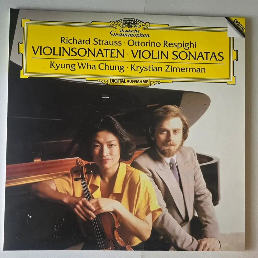 [BUNJANG]  Kyung-Wha Chung & Christian Zimmermann - R. Strauss & Respighi Violin Sonatas 180g German Pressing LP / 정경화 & 지메르만-슈트라우스&레스피기 LP(Analogphonic)