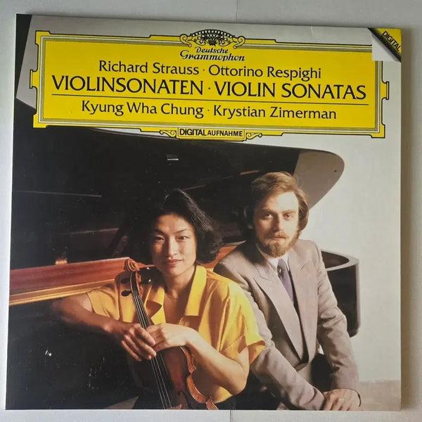 [BUNJANG]  Kyung-Wha Chung & Christian Zimmermann - R. Strauss & Respighi Violin Sonatas 180g German Pressing LP / 정경화 & 지메르만-슈트라우스&레스피기 LP(Analogphonic)
