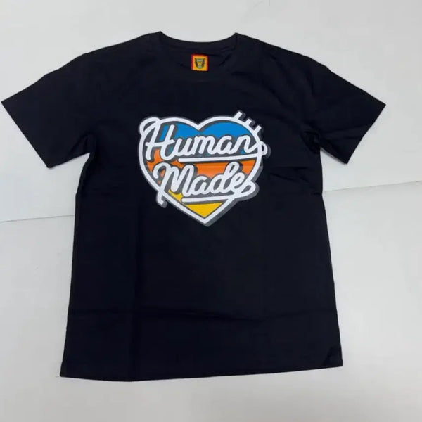 [BUNJANG] Human Made Heart Logo T-Shirt Black S / 휴먼메이드 하트 로고 반팔티 블랙 s