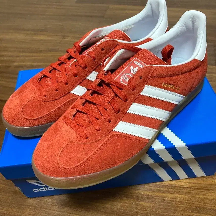 [BUNJANG] Adidas Gazelle Indoor Orange 280 / 아디다스 가젤 인도어  오렌지 280