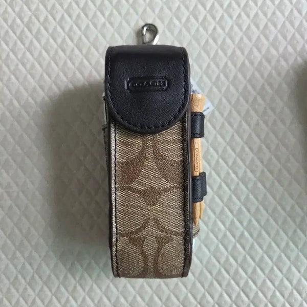 [BUNJANG] Coach Signature Pattern Golf Ball Case Set / 새상품 코치 시그니처 패턴 골프공 케이스 2세트