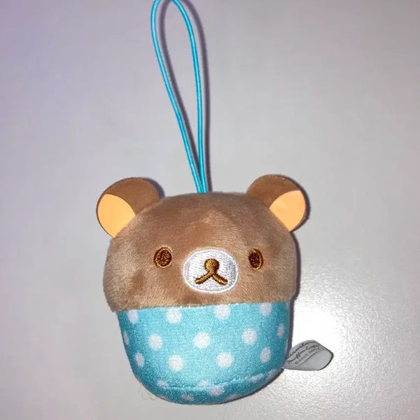 [BUNJANG] Rilakkuma Muffin Cafe Gacha Strap Keychain / 우편가능)머핀 카페 리락쿠마 가챠 키링 머핀 리락쿠마 스트랩 고무줄 키링