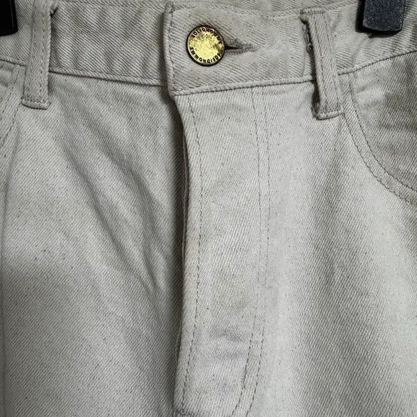 [BUNJANG] Solid Homme Ivory Slim Fit Denim Pants / 솔리드옴므 아이보리 데님 팬츠