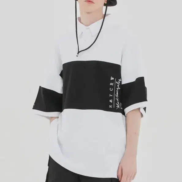 [BUNJANG] Romantic Crown x Mark Gonzales Angel Collar T-Shirt (Size S) / [[S] 로맨틱크라운x마크곤잘레스 엔젤 카라 반팔티셔츠@771