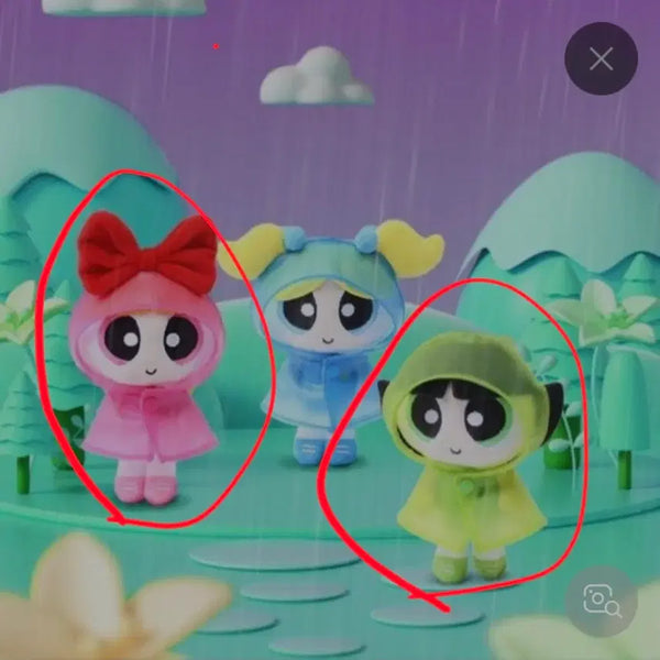 [BUNJANG] Powerpuff Girls Plush Keychain Blossom Buttercup / 파워퍼프걸 인형 (블로썸, 버터컵)  키링 팝니다
