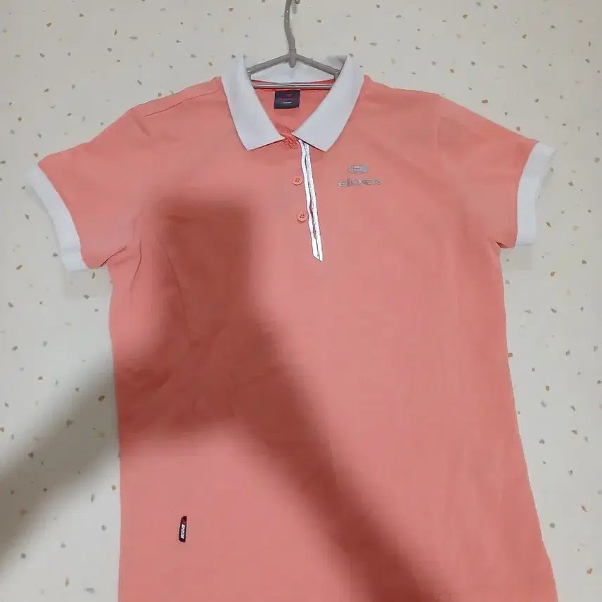 [BUNJANG] Eider Short-Sleeve Polo T-Shirt Pink Size S / 아이더 카라티 핑크 S