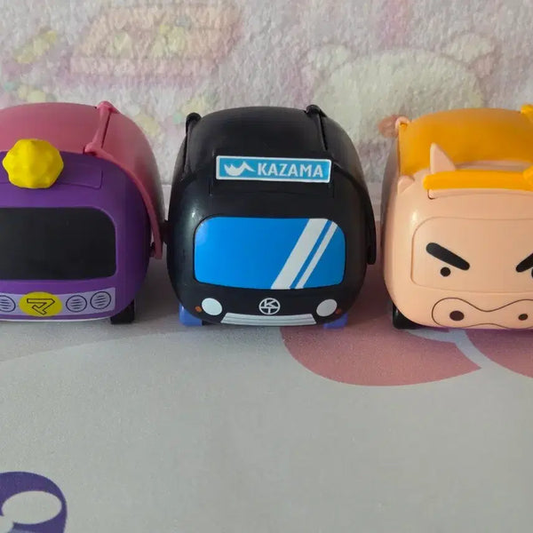 [BUNJANG] Crayon Shin-chan Transformation Play Car Gacha - Buriburi Zaemon, Shinnosuke, Bo & Shin-chan / (3개 일괄) 짱구 변신놀이 자동차 가챠 - 부리부리자에몽, 철수, 훈이