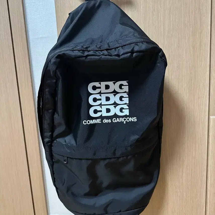 [BUNJANG] Comme des Garçons CDG Logo Black Backpack / 꼼데가르송 CDG 로고 블랙 백팩